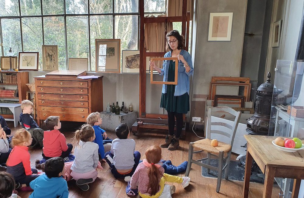 visite de l'atelier enfants