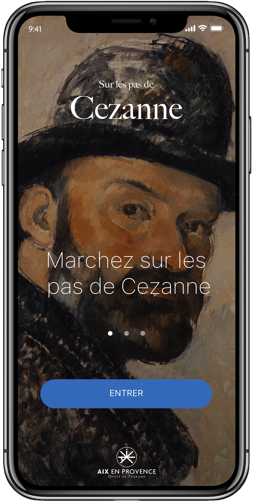 Application Sur les pas de Cezanne - Aix-en-Provence